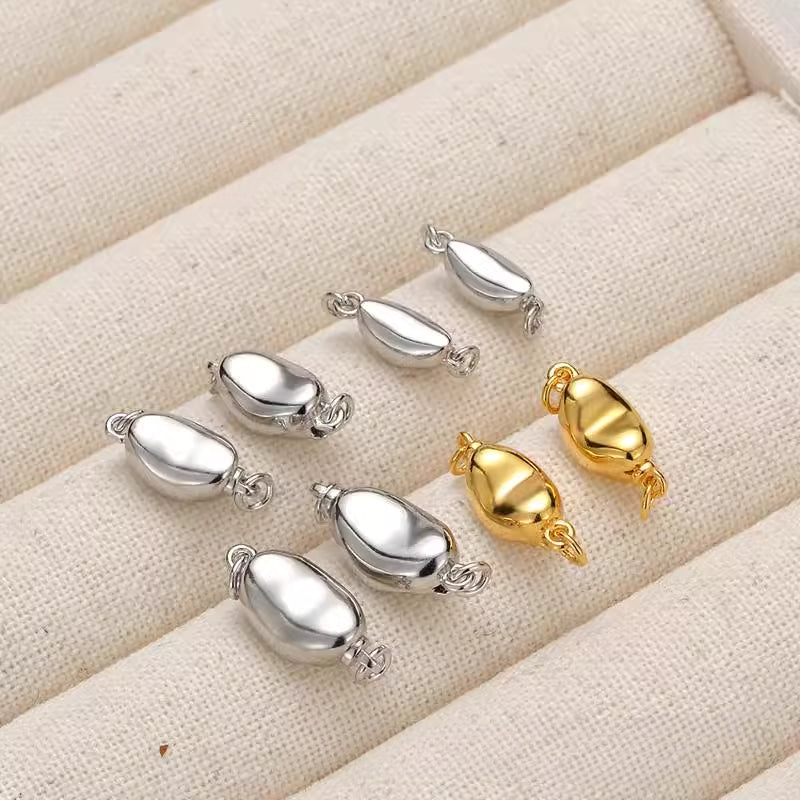 S925 Sterling Silver Bean Clasp
