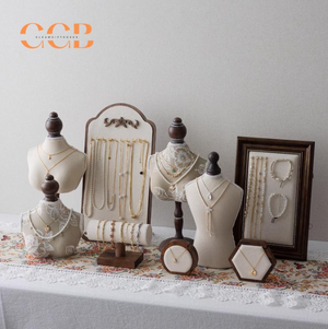 Vintage Jewelry Display Stand for Necklace Earrings Bracelet Shop Props