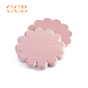 Pink Ring Display Tray, Scalloped Jewelry Organizer, Velvet Ring Holder, Cute Jewelry Display, Gift for Her