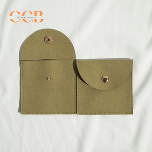 20pcs 9 color jewelry pouch set, 8x8cm suede snap button pouch for rings earrings necklaces, multi color jewelry packaging bags