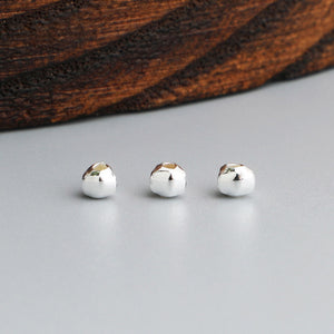10pcs S925 Silver Small Triangle Spacer Beads