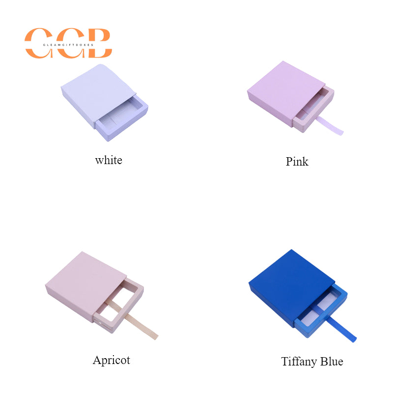 10pcs clear film floating display box dustproof jewelry organizer creative plastic gift packaging case for necklace ring earring bracelet