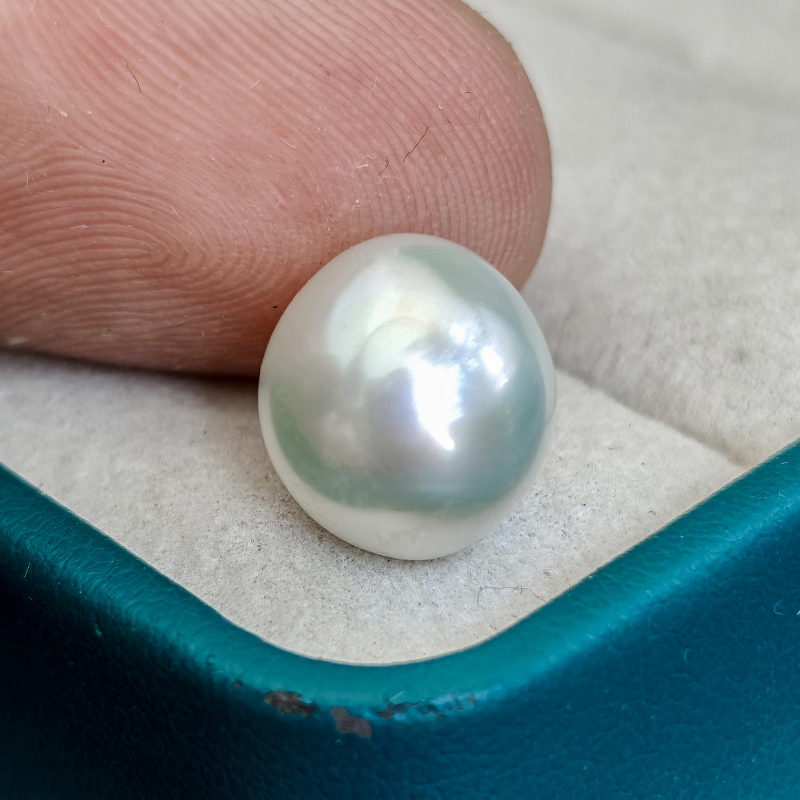 5A 10-14mm Australian White South Sea Drop Pearl, Silky Texture Strong Luster Teardrop Natural Pearl Bead for Pendant Earring Wholesale