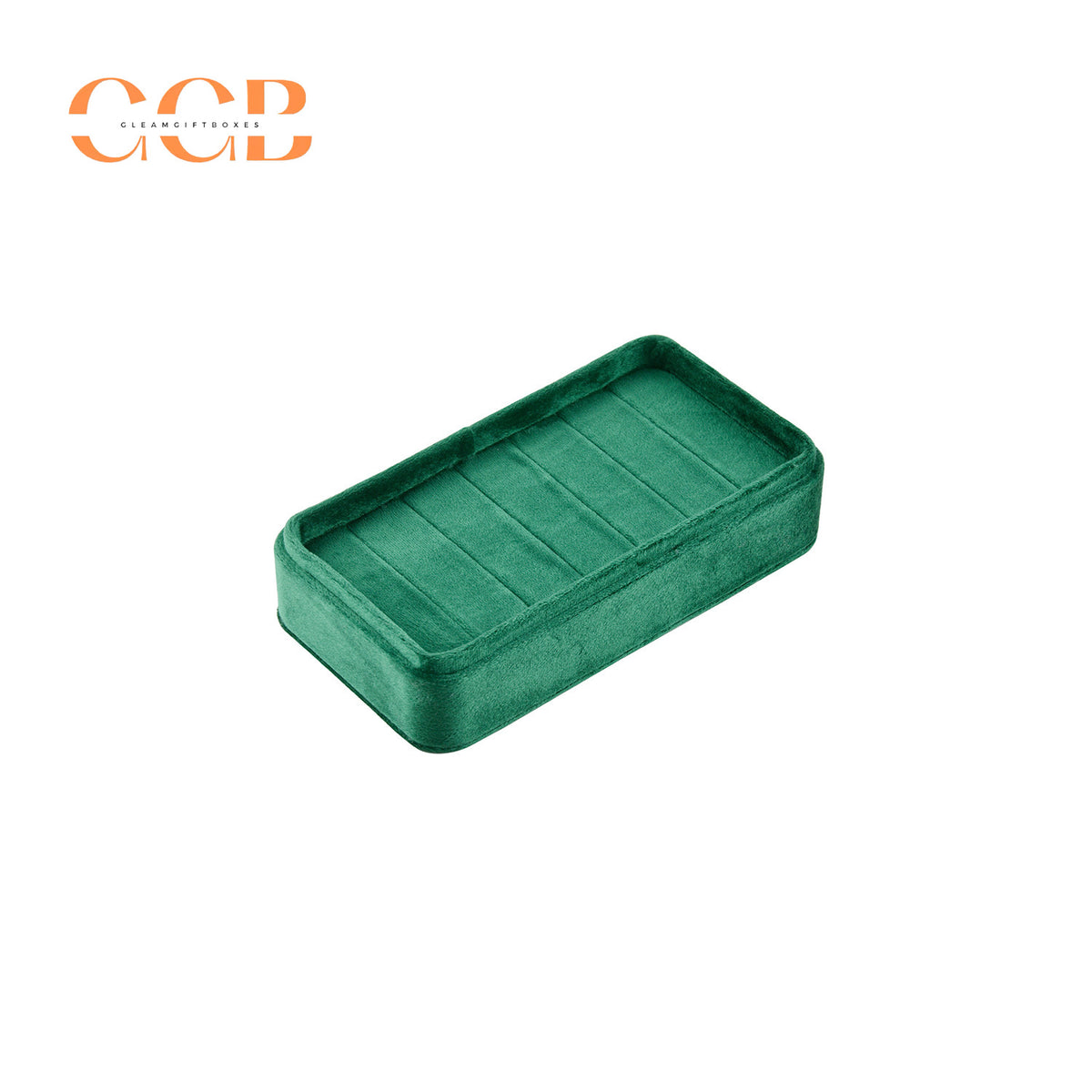 Velvet ring jewelry box tray, jewelry storage and display organizer, velvet ring holder case, wholesale jewelry packaging and display