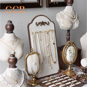 Vintage Jewelry Display Stand for Necklace Earrings Bracelet Shop Props