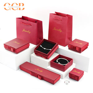 10pcs luxury jewelry box and handbag tote combo set, customizable jewelry packaging for rings earrings bracelets, elegant gift boxes