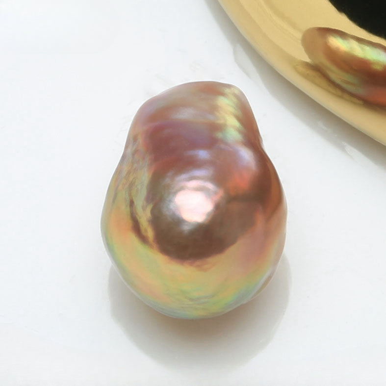 5A 8mm Lavender Pink Baroque Freshwater Pearl, Irregular Loose Bead