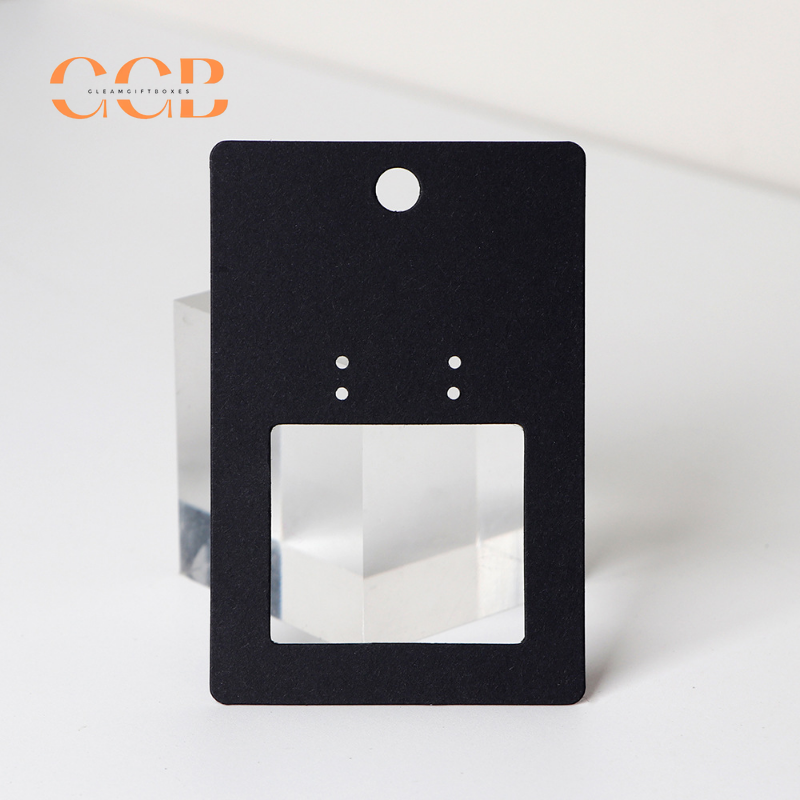 50pcs 6x9cm hollow design earring display cards with hanging hole double stud dangle set jewelry packaging card for retail and wholesale