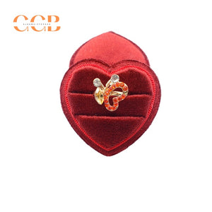 Luxury Velvet Ring Box - Custom Jewelry Gift w/ Logo