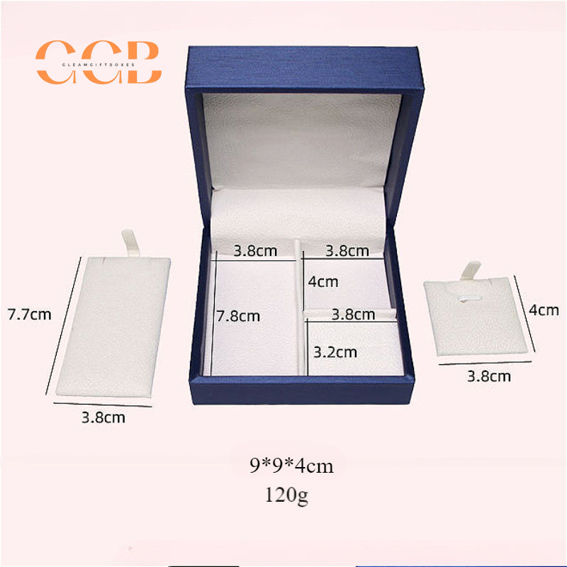 Set Jewelry PU leather jewelry box