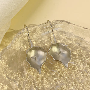 Leaf pearl earring setting