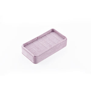 Velvet ring jewelry box tray, jewelry storage and display organizer, velvet ring holder case, wholesale jewelry packaging and display