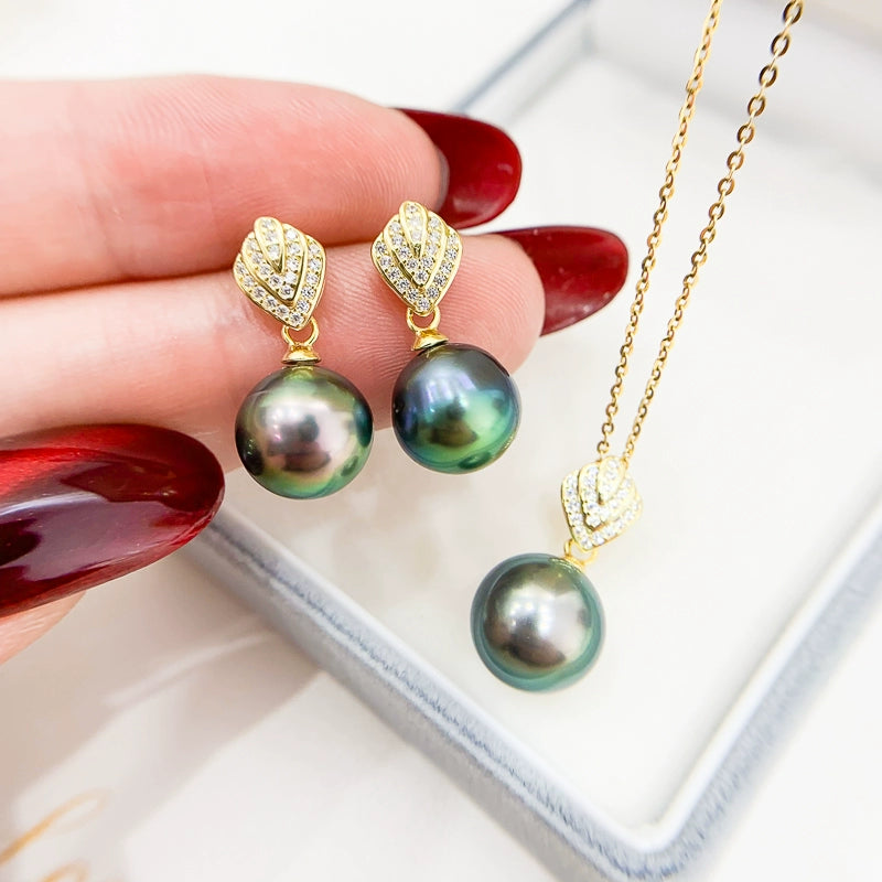 Sterling Silver Pearl Earring Pendant Settings