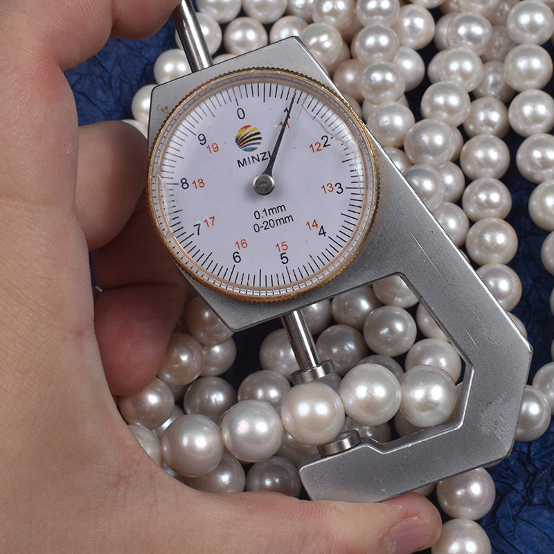 4A 11–12mm Near-Round Edison Freshwater Pearls, High Luster Beads