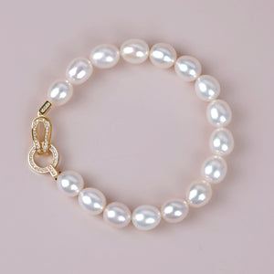 S925 Sterling Silver Rectangular and Circle Clasp for Jewelry Making