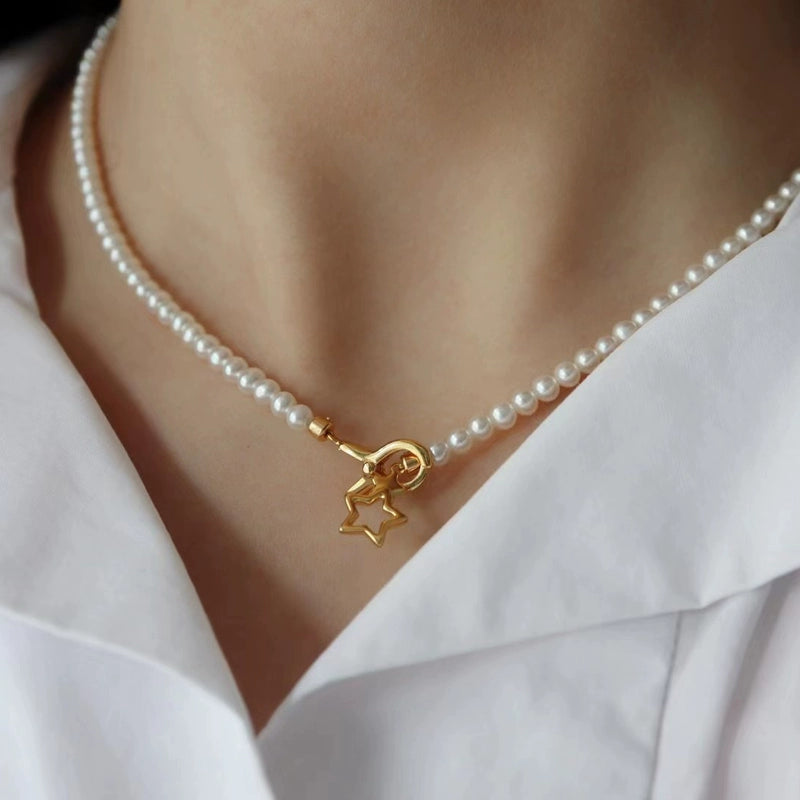 S925 Sterling Silver Five-Pointed Star Buckle