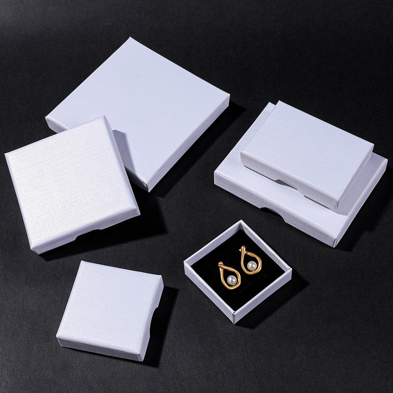 10pcs vintage brown slim jewelry box for rings earrings necklace, multi color jewelry gift boxes for packaging, custom logo available