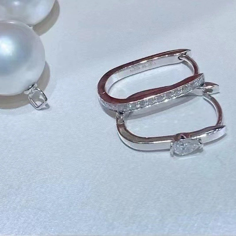 S925 Sterling Silver or Gold Dangle Earring Setting