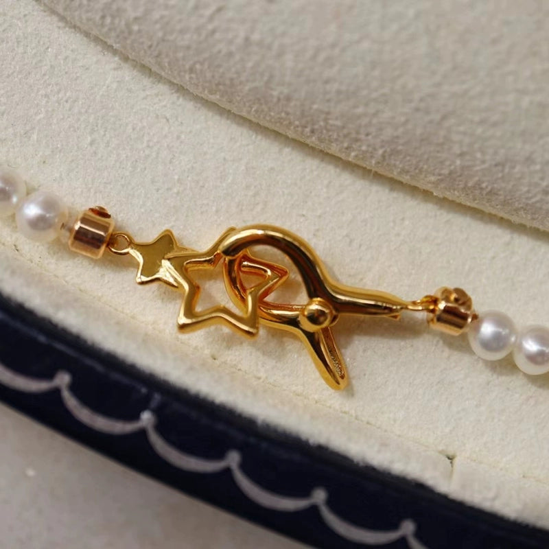 S925 Sterling Silver Five-Pointed Star Buckle