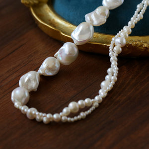 Baroque Gradient Pearl Necklace