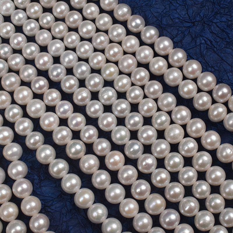 4A 11–12mm Near-Round Edison Freshwater Pearls, High Luster Beads