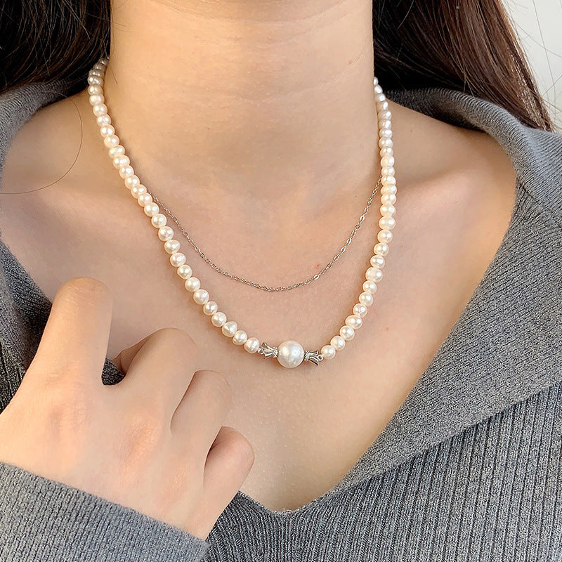 Pearl necklace clasp