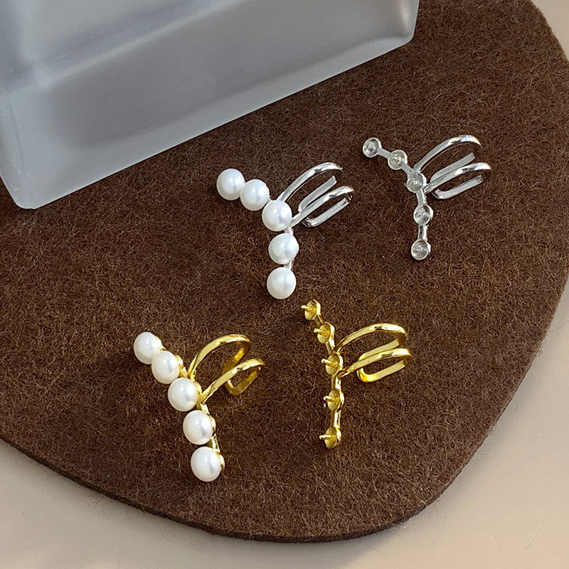 balance beam non-pierced earrings settings