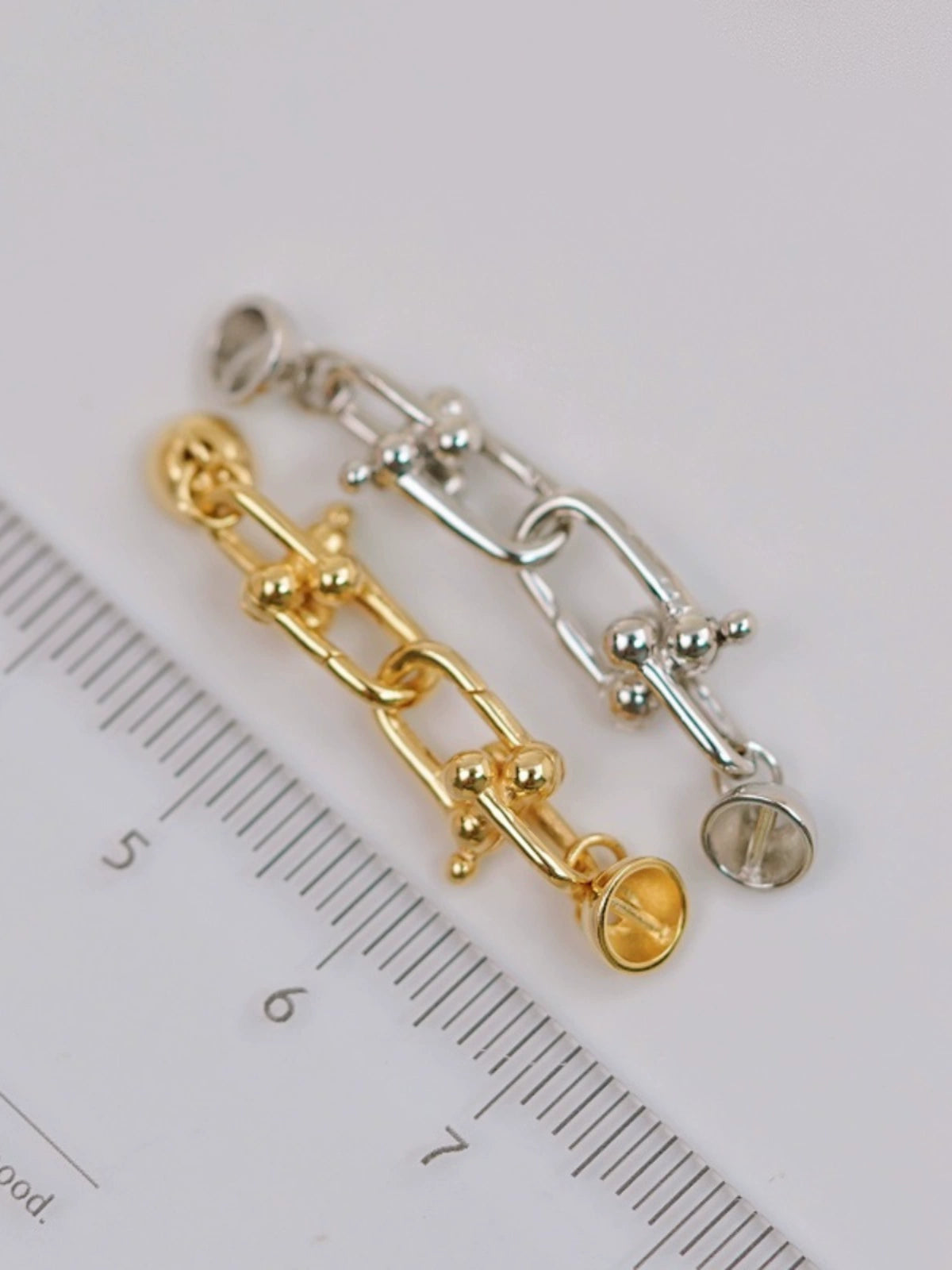 S925 Sterling Silver Horseshoe Clasp for Necklace Bracelet