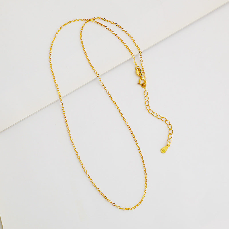 S925 Sterling Silver Cross Chain Necklace