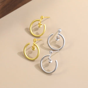 dainty style pearl earring studs settings