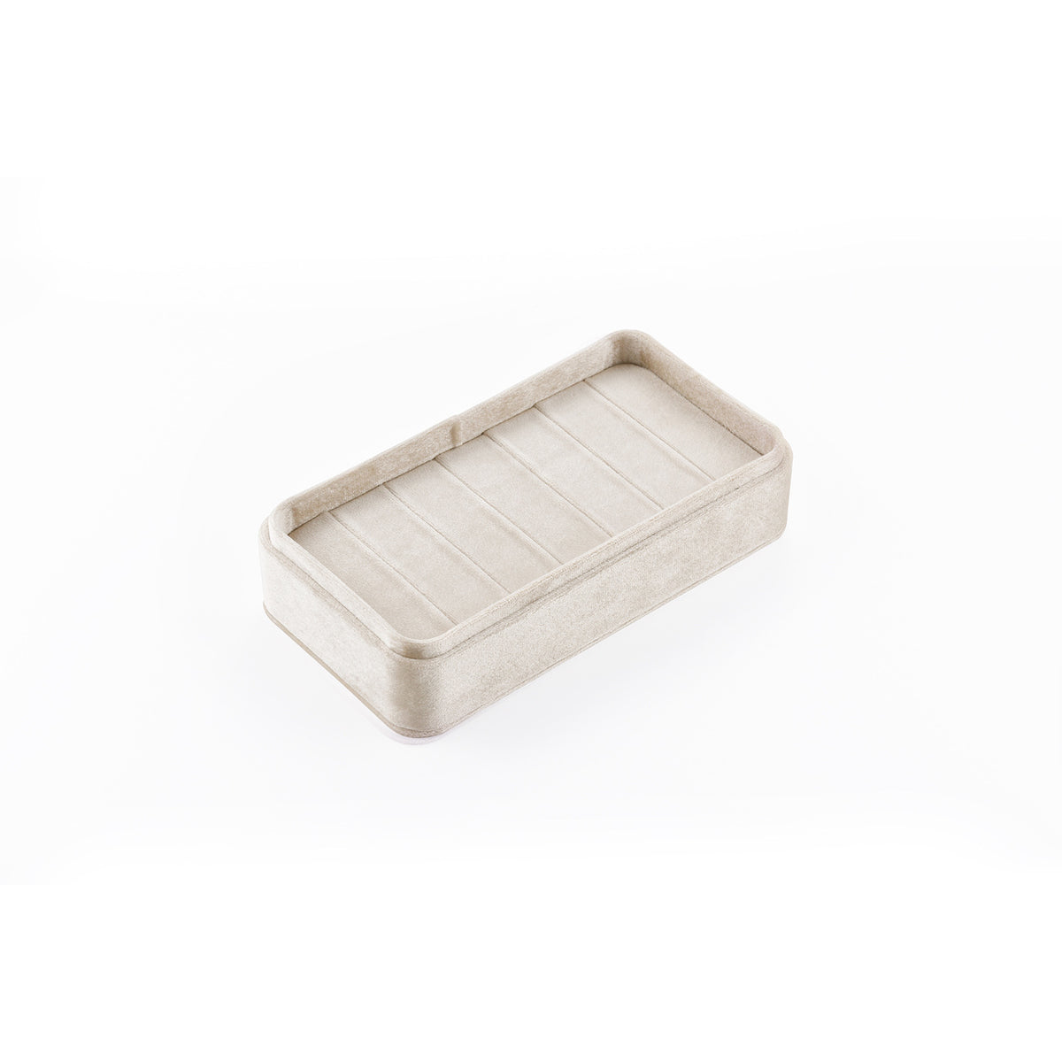 Velvet ring jewelry box tray, jewelry storage and display organizer, velvet ring holder case, wholesale jewelry packaging and display