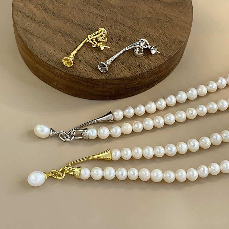 Pearl necklace setting