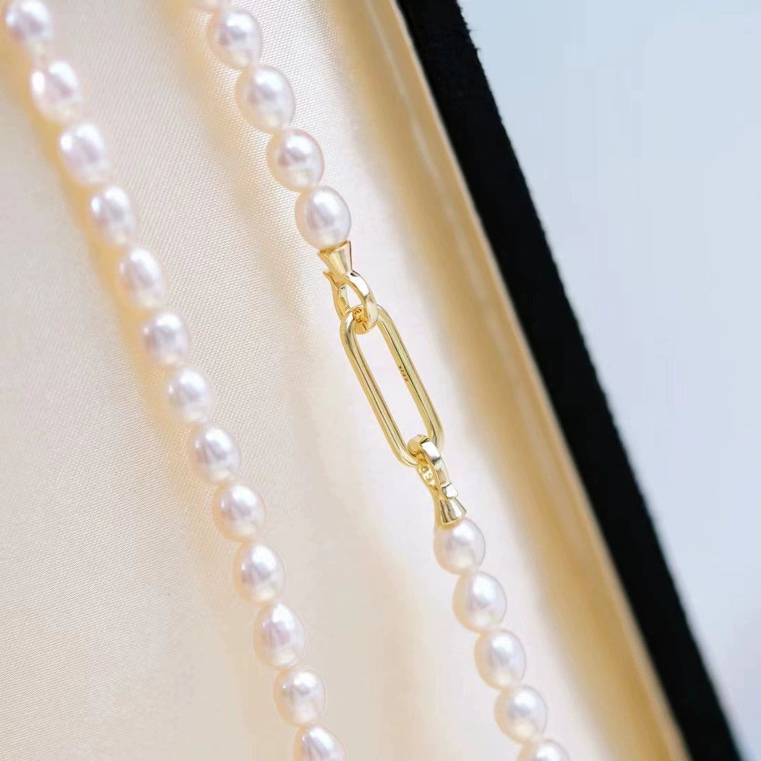 S925 Sterling Silver Long Rectangular Clasp for Jewelry Making