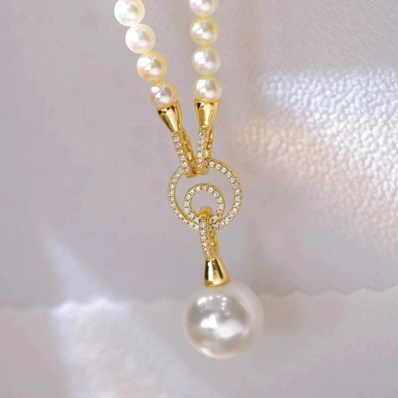 S925 sterling silver DIY pearl clasp