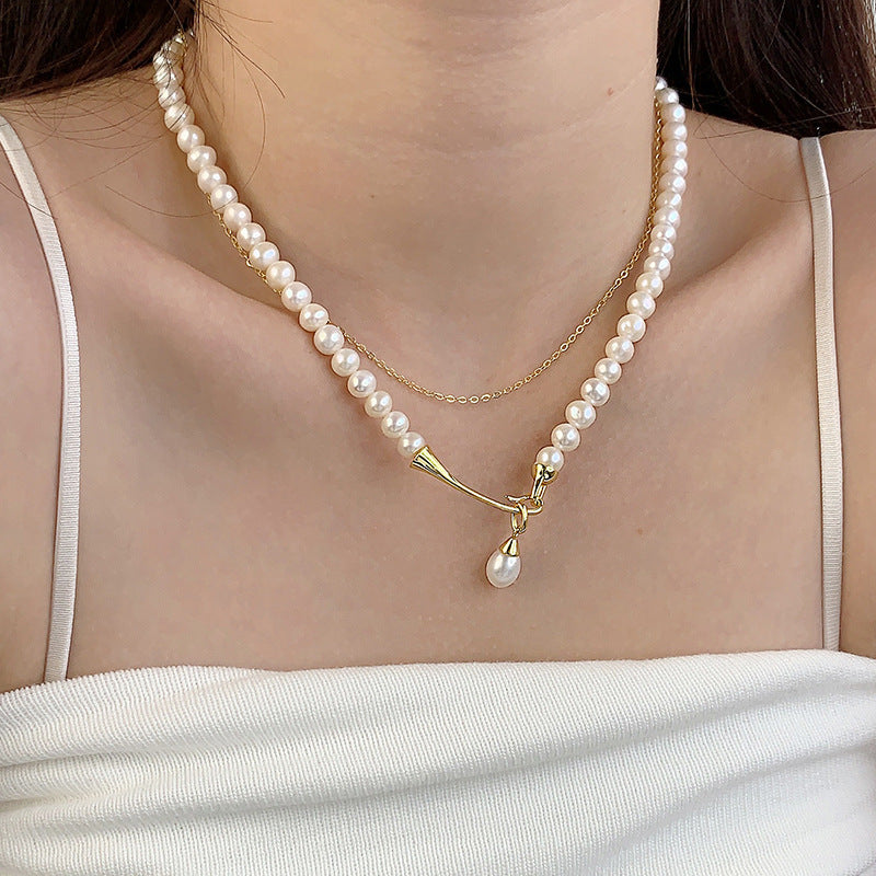 Pearl necklace setting