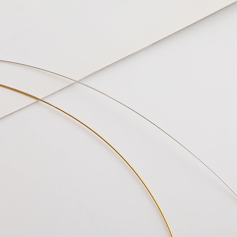 S925 Sterling Silver Thread for DIY Jewelry Making - 0.4-0.5mm Beading Wire