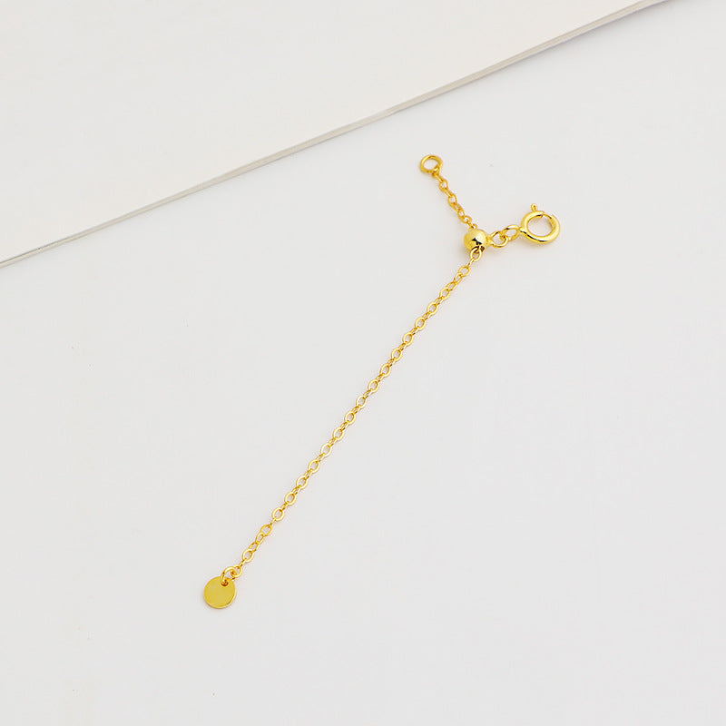 10pcs 8cm S925 Sterling Silver Cross Extension Chain