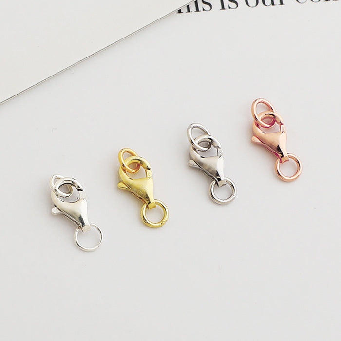 S925 Sterling Silver Lobster Clasps (4 Sizes) - Gold/Silver Plated Jewelry Findings