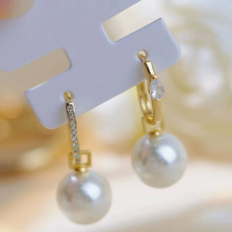 S925 Sterling Silver or Gold Dangle Earring Setting