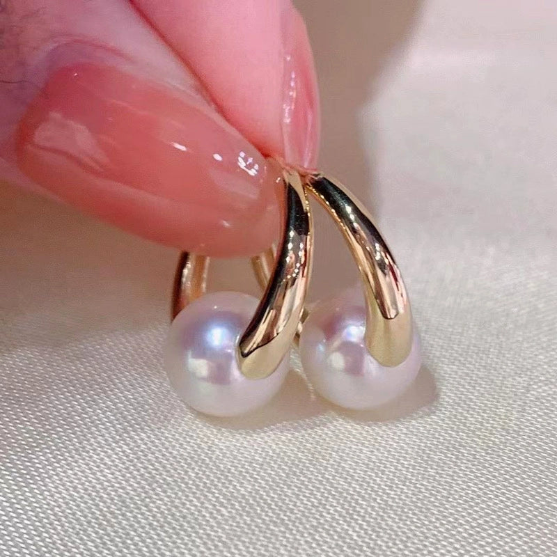 Sterling silver earrings and ring setting