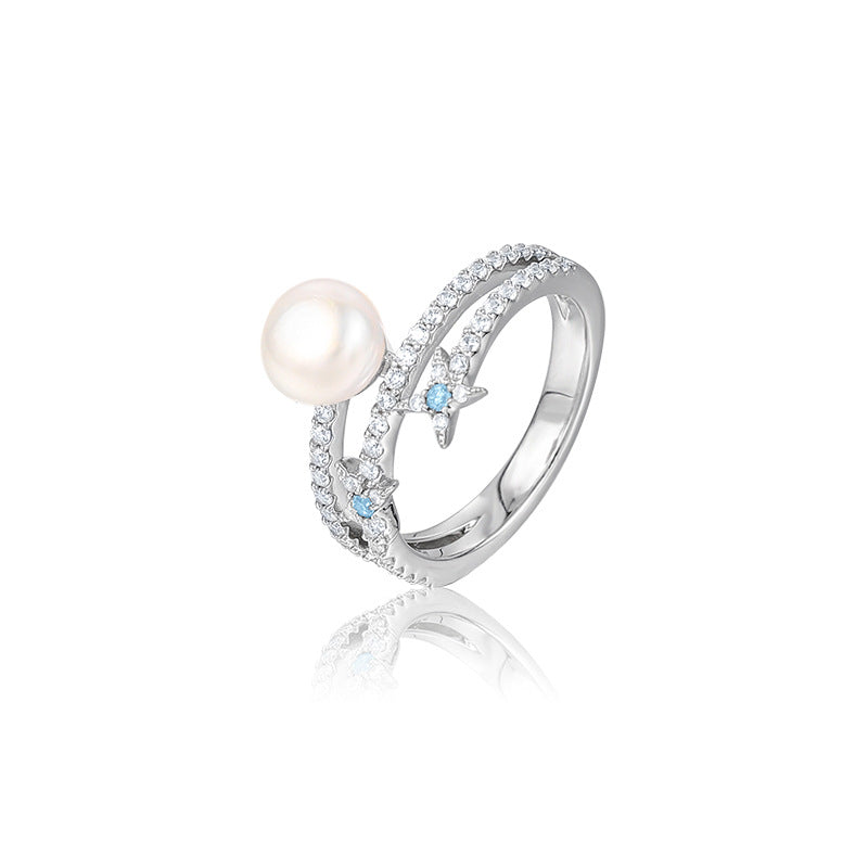 Star pearl ring setting