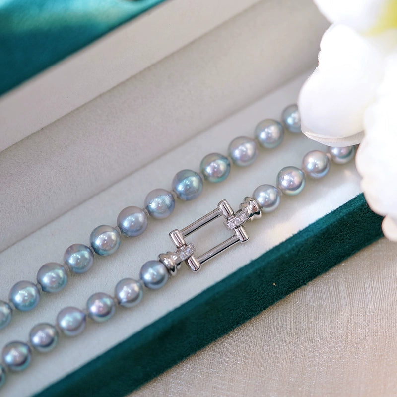 S925 Sterling Silver Geometric Square Clasp for Jewelry Making