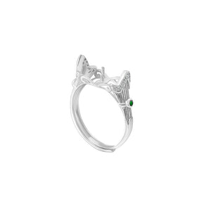 Hollow pearl ring setting