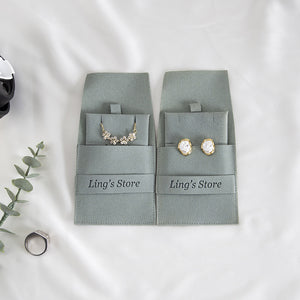 20pcs 12 color jewelry pouch set 8x8cm with 6x6cm holder, multi color suede jewelry packaging for earrings rings necklaces