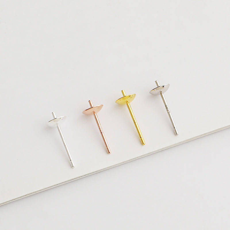 10pcs 3-8mm S925 Sterling Silver Earring Backs