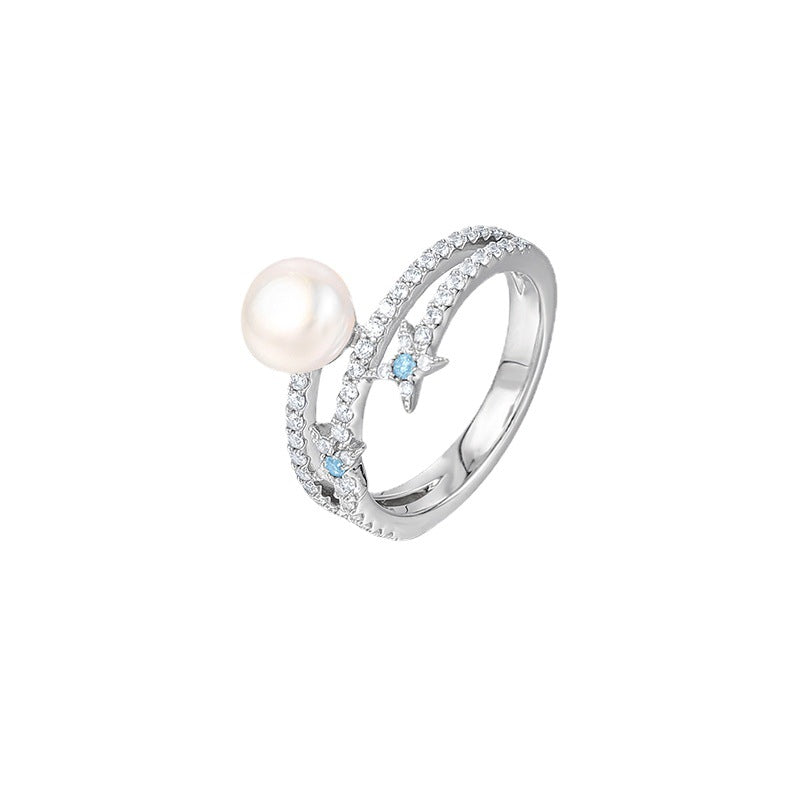 Star pearl ring setting