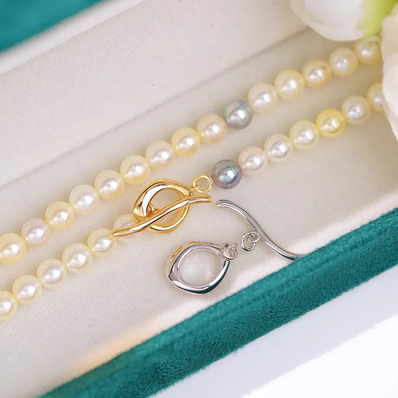 S925 Sterling Silver Wavy Shape OT Clasp for Jewelry Making