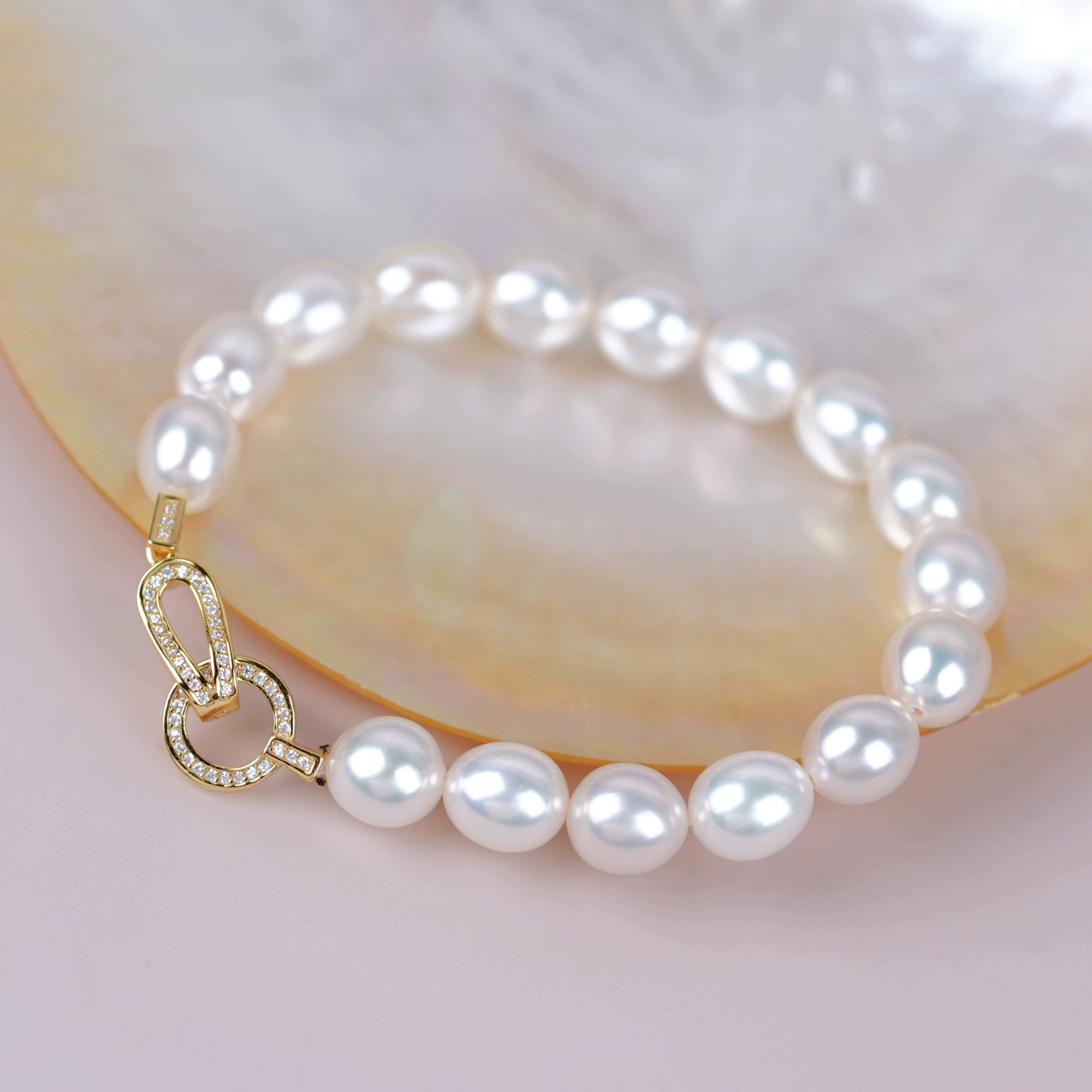 S925 sterling silver buckle clasp for pearl necklace and bracelet