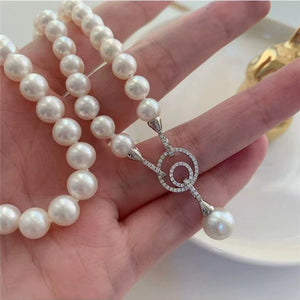 S925 sterling silver DIY pearl clasp