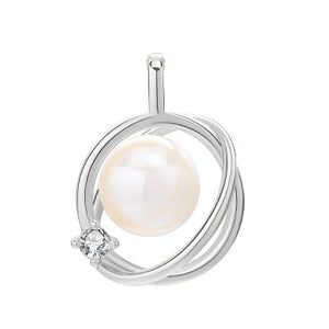 Globe pearl necklace setting